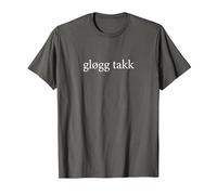 Glogg Takk Please Language Norwegian Wine Tasting Vacation T-Shirt, Men, Asphalt Grey, 3X-Large