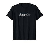 Glogg Takk Please Language Norwegian Wine Tasting Vacation T-Shirt, Men, Black, 5X-Large