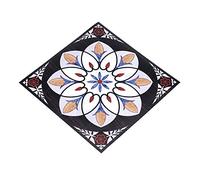 GLOGLOW 10 Pack Decorative Tile Stickers Waterproof Damp Resistant Self Adhesive PVC Floor Wall Stickers 3D Decals Home Decor 12cm x 12cm