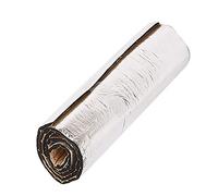 GLOGLOW 10mm Thick Silver Car Soundproof Foam Mat for Rear Hood Wall Firewall High Performance Noise Reduction and Heat Insulation for Car Audio, Door, Roof, Floor, Chassis Size: 50 X 200cm