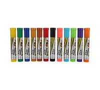 GLOGLOW 12Pcs Paint Markers Design Markers Alcohol Ink Markers Quick Drying Bright Colors for T Shirt Paper Wall with Safe Harmless Ink