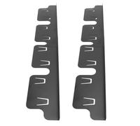 GLOGLOW 2 Pairs Stove Counter Covers, Stove Guard Filler Adjustable 13.78 X 3.94in Stainless Steel Dishwasher Safe for Kitchen Countertop Protection