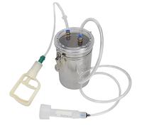 GLOGLOW 2L Manual Goat Milker, Cup Goat Milking Machine Portable Milking Kit with Hand Pulling Device for 2L Manual Milker, Single Teat Nan Nan