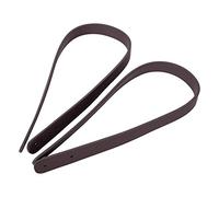 GLOGLOW 2Pcs Bag Strap, Bag Handles with Bronze Rivets for Shoulder Purse Making Supplies 2Pcs Strap, 21.7 Inch Handmade Leather Nan Nan (Coffee)
