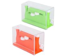 GLOGLOW 2Pcs Desk Needle Threader, Sewing Tool Manual Unique Screw Thread with Plastic Shell Embroidery NeedleThreaders 2Pcs Desk Needle Threader, Automatic Nan Nan
