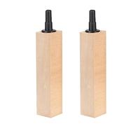 GLOGLOW 2Pcs/Set Wooden Air Stone Diffuser, Bubble Cylinder Fine Bubbles Pump Accessories for Hydroponics Aquarium Tank, Suitable for Marine and Water Usage, (S) (L)