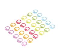 GLOGLOW 30Pcs Crochet Stitch Markers, Stitch Rings Crochet Ring for Knitting Quilting Sewing Craft 30Pcs Markers, Colorful Knitting Nan Nan