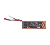 GLOGLOW 5000mAh 3S LiPo Battery, High Discharge 100C Lithium Battery for Quadcopter and RC Cars, 11.1V Energy Power for FPV Racing and Model Vehicles