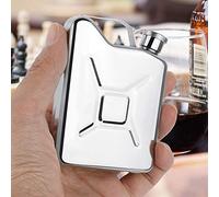 GLOGLOW 5OZ Whiskey Alcohol Bottle, Light Pocket Wine Bottle with a Good Sealing Effect for The Music Festival, Bar Lovers