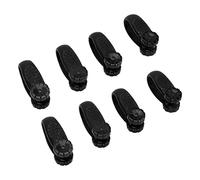 GLOGLOW Acupuncture Supplies Pressure Point Massager for Migraine Headache Relief Stress Tension Wellness Aid for Adults Home Office Travel Hand Acupressure Clip 8 Pack Plastic Finger (Black)