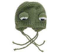 GLOGLOW Adjustable Knitted Dog Hat for Pets, Material, Cute Design with Elastic and Adjustable Features for Pet Lovers Knitted Dog Hat for, Polyester Nan Nan (Green)