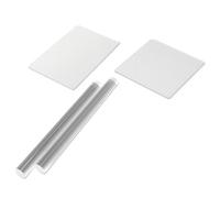 GLOGLOW Air Dry Clay Tools 4 PCS Acrylic Polymer Clay Tools, Air Dry Inculd 2 PCS Rolling Pin and 2 Clear Rectangle Sheet Press Board for DIY Craft Handmade
