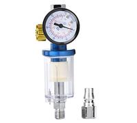 GLOGLOW Air Pressure Regulator of the Transparent Filter Bowl for Spray Gun Tool, Avoid Water Pollution, Ideal for Industrial Work