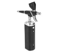 GLOGLOW Airbrush Kit, Airbrush Gun with 0.3mm Nozzle Compressor Dropper Paint Cup for Modeling Makeup Barber Nail Art Cake Decor Kit, 30PSI Rechargeable Handheld Nan Nan
