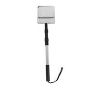 GLOGLOW Anti Stick Stainless Steel Chicken Poop Scooper with Adjustable Handle, Metal Sifting Shovel for Easy Cleaning, Long Handle Litter Scoop for Chicken Coop