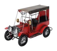 GLOGLOW Antique Car Model, Model Toy for Office Desktop Bookshelf Show 20 X 13 X 9.5cm Antique Car, Simulation Vintage Nan Nan