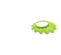 GLOGLOW Baby Bath Hat, Bathroom Safety Eye and Ear Water Shield, 32 Cm Outer Diameter, Lightweight Bath Time Accessory for Babies Toddlers Kids Baby Hat, Soft Elastic EVA Shower (Green)