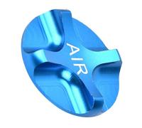 GLOGLOW Bifurcation Valve Valve Cover of Aluminum Alloy Bifcation, Last Light Bikes for Mountain Bicycles, 2 Colors, Ideal for Cyclists, Ideal for Cyclists (Blue)