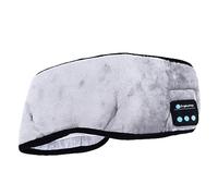 GLOGLOW Bluetooth Sleep Eye Cover Wireless Sleeping Headphone Eye Mask with Built in Speakers and Blackout Design for Travel Meditation Airplane Home Sleep