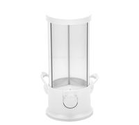 GLOGLOW Candy Nut Dispenser, ABS Material Snack Holder with 3 Compartments for Nuts Cereal Rice Ideal for Office Desk Use