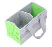 GLOGLOW Carrying for Toniebox Audio Player, Travel Storage Organizer Bag with Straps & Side Speaker Opening, Felt Cloth Cover Compatible with Starter Set (Green)