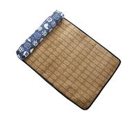 GLOGLOW Cat Cooling Mat with Cute Cartoon Pattern Fine Edging Scratch Resistant Pet Sleeping Mat 55x40cm for Small Pets Under 7.5kg (55 X 40)
