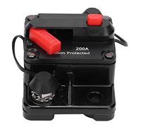 GLOGLOW Circuit Automatic Restoration of Topical of Copper for DC12-42V, Overload Protection, Manual Recovery (200A)