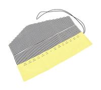 GLOGLOW Crochet Hook Organizer, Needle Cases Needle Organizer Case, 47 X 27cm Roll Up Storage Bag with Size Slot Markings, Portable Travel Case for Crocheters Crochet Hook, (Yellow)