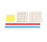 GLOGLOW DNA Model, Wooden Double Spiral DIY Learning Toy for Kids, Educational Science Kit for Human Gene Learning