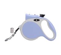 GLOGLOW Dog Leash, Adjustable Retractable Outdoor Dog Leash with Comfortable Handle Fashionable Automatic Telescopic Tractor Tape with Flashlight for Small Medium (Blue)