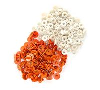 GLOGLOW Ear Tags for Foxes and Small Animals, Durable Plastic Identification Markers, 100 Sets Numbered Tags with Antifreeze for Disease Control