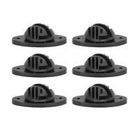 GLOGLOW Electric Fence Insulator Hemispherical Insulator Dome Ball Galvanized Steel PP 15KV High Voltage UV Weather Resistant for Polyester Steel Aluminum Wire Fixed