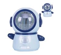 GLOGLOW Electric Pencil Sharpener Spaceman Design Cute Cartoon Safe Battery USB Powered Dual Power Compact Portable with Auto-Stop for Kids Classroom Home Office School Supplies (Light Blue)