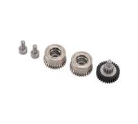 GLOGLOW Extruder Drive Gear for K1C K1 Maximum 3D Printer Accessories Ni Plated Hardened Steel All Metal Filament Drive Gear with 2 Drive Wheels 2 Screws for Various 3D Printing