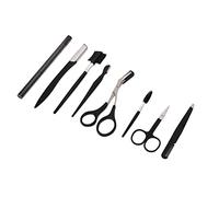 GLOGLOW Eyebrow Kit, with Eyebrow Scissors Trimmer Tweezer Spiral Brush Comb Pencil and Storage Bag for Women Men Kit, 8 in 1 Grooming Nan Nan