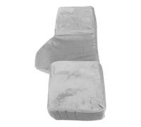 GLOGLOW Eyelash Extension Neck Pillow Lash Pillow Eyelash Ergonomic U Shape Memory Foam Crystal Soft Fabric with Side Pocket for Beauty Salon Lash Tech (Gray)