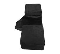 GLOGLOW Eyelash Extension Neck Pillow Lash Pillow Eyelash Ergonomic U Shape Memory Foam Crystal Soft Fabric with Side Pocket for Beauty Salon Lash Tech (Black)