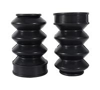 GLOGLOW Goma Fork Cover Gaiters Boots for FX XL 883 - Motorcycle Fork Boots for 39 Mm Front, Adjusted for XL883 and 1200, Black