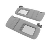 GLOGLOW Gray Fit for Sun Viewer Sunshade with Mirror for 2007-2011, Transparent Vision, Easy Adjustment, 1Pair