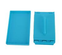 GLOGLOW Guitar and Bass String Cleaner Light Blue Felt Scrubber, Fretboard Cleaning Tool for Ukulele Mandolin Violin, Clip-On Wipe Back and Forth, Cleans Without Removing Strings,