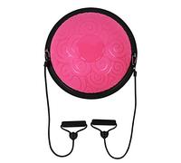 GLOGLOW Half Multifunctional Yoga Ball for Central Force Training, Non -slip Balance for Pink Complete Training (Roseate)