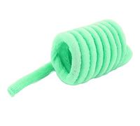 GLOGLOW Interactive Cat Toy Spring Plush Chewable Safe Jumping Random Bouncing Twisting Motion for Kittens Health Exercise Play (Green)