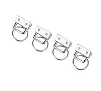 GLOGLOW Key Fob Hardware Sets with Key Ring Key Chain Wristlet Sets with Split Rings Accessories for Fabric Bag Wristlets
