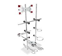 GLOGLOW Laboratory Support, Biology Teaching Stand Dual Rod Experiment Support Stand Laboratory Grade SuppliesElectrochemistry Accessories, Multifunctional