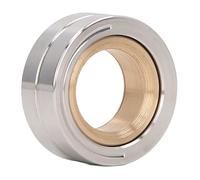 GLOGLOW Magnetic Fidget Ring Toy, Spinning Metal Anxiety Relief Ring for Stress & ADHD Portable Sensory Fidget Toy for Adults & Kids Desk Decompression with Satisfying Clicks