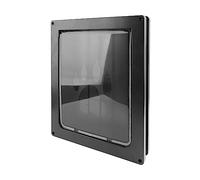 GLOGLOW Modern Style Thickened Dog Door - Indoor Pet Door (Black)