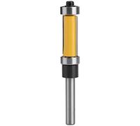 GLOGLOW New Template Bit 1/4" Shank Top Bottom Bearing Flush Trim Router Bit For Woodworking Cutter Tool with Shank Bearing