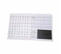 GLOGLOW Office Supplies for Beginners, Universal Removable Black and White Piano Keyboard Stickers Water Proof Long Lasting Piano Note Stickers for 37 49 54 61 88 Keys 10 Sheets