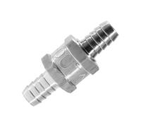 GLOGLOW One Way Fuel Valve, Aluminum Non Return Check Valve, Prevents Fuel Backflow, Easy Installation for Carburetors, Available in 6/10/12mm for Various Vehicles