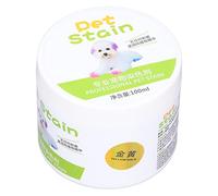 GLOGLOW Pet Hair Dye Dog Hair Color Pet Fur Coloring 100ml Plant-Based Safe Non- Bright Fashionable Colors Easy to Use Wide Opening DIY Grooming for Small Animals with (Golden Yellow)